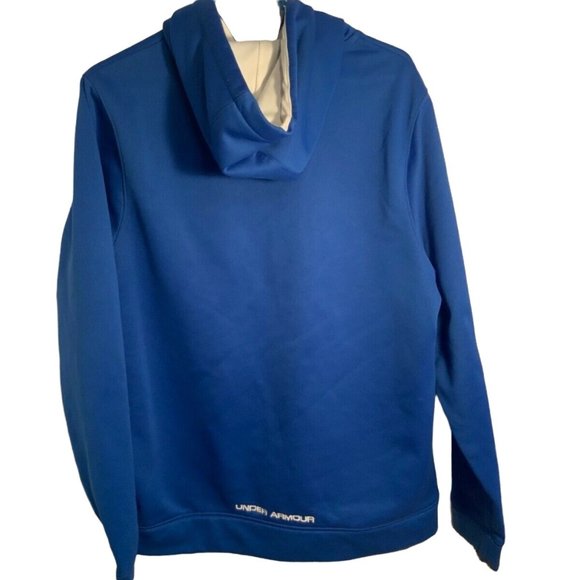 Under Armour Loose Coupe Lache Hoodie Size MD Kangaroo Pocket Royal Blue - Picture 13 of 16